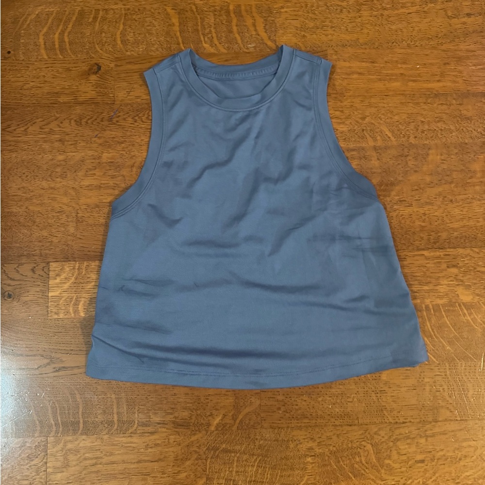 Sleeveless Blue Women's Top